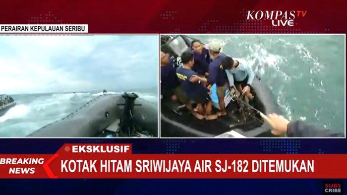 BREAKING NEWS - Black Box Sriwijaya Air SJ 182 Ditemukan Sore Ini