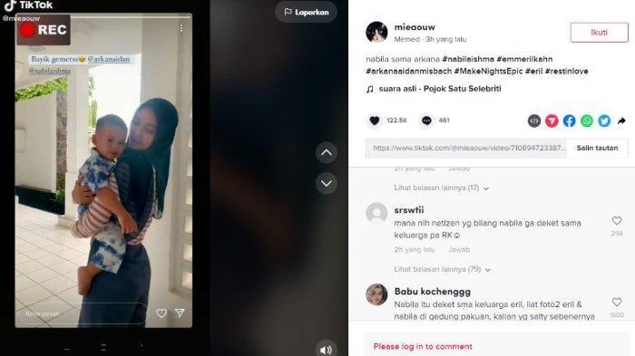 Nabila Ishma Sempat Diisukan Tak Direstui Orang Tua Eril, Momen Ini 'Jadi Bukti' Kedekatannya