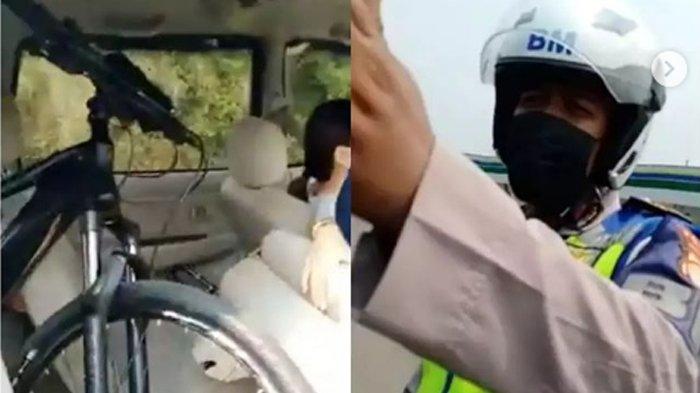Viral Pengendara Ditilang Bawa Sepeda di Dalam Mobil, Polisi Minta Maaf Akui Salah Terapkan Pasal