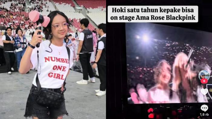 Kronologi Gadis Viral Diajak Naik ke Panggung oleh Rose BLACKPINK, Sang Ayah Awalnya Takut