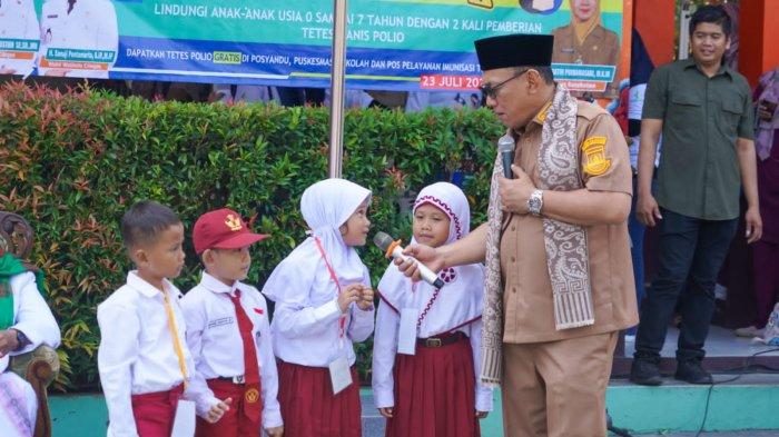 Wali Kota Helldy Targetkan 100 Persen Anak Usia 0-7 Tahun di Cilegon Terima PIN Polio