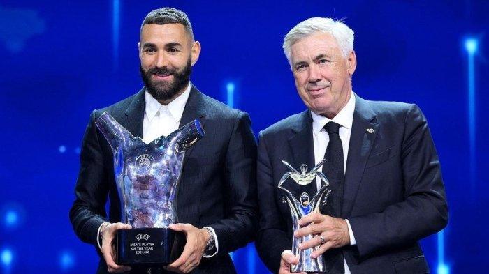 Karim Benzema Resmi Jadi Pemain Terbaik Eropa, Carlo Ancelotti Beri Pujian Setinggi Langit