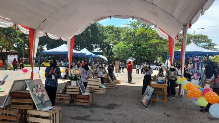 Beragam Karya Anak Disabilitas Mejeng di Pameran dan Bazaar Stadion Maulana Yusuf Kota Serang