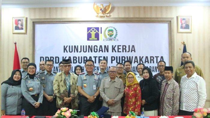 Anggota DPRD Purwakarta ke Kanwil Kemenkumham Banten, Bahas Kekayaan Intelektual Komunal