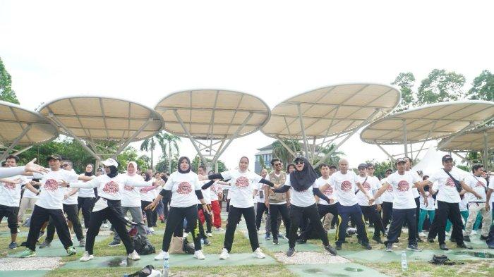 Menjelang Pencoblosan Pilkada 2024, KPU Kota Cilegon Gelar Senam Bersama Diikuti Ratusan Peserta