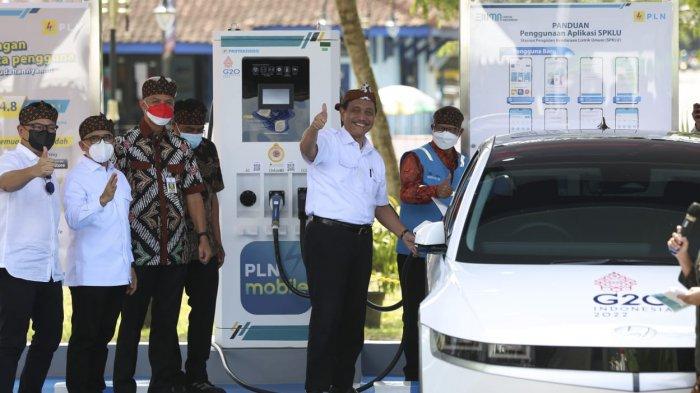Stasiun Pengisian Kendaraan Listrik Umum Fast Charging PLN di Borobodur dan Prambanan Diresmikan