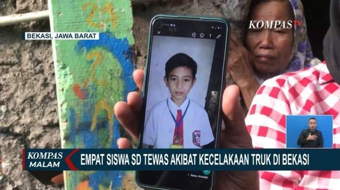 Tertabrak Truk, Bocah SD di Bekasi Meninggal di Hari Ulang Tahun, Permintaan Terakhir Tak Terkabul
