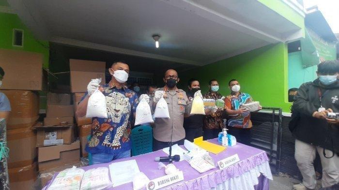 Pabrik Masker Bercampur Tepung Digerebek Polisi, Dipasarkan di Pulau Jawa Termasuk Banten Sejak 2018