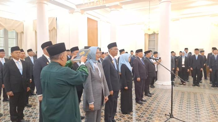 Daftar Nama 23 Pejabat Eselon II Pemprov Banten yang Resmi Dilantik Gubernur Andra Soni Hari Ini