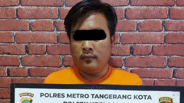 Personel Polsek Neglasari Ringkus Pria Asal OKU Timur Pembawa 67 Paket Sabu