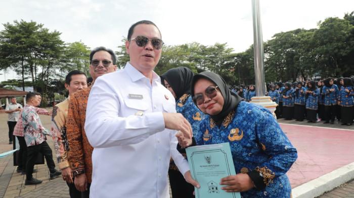 Pemkot Serang Lantik 3.794 PPPK Paruh Waktu, Budi Tegaskan Siap Pecat yang  Langgar Aturan - Tribunbanten.com