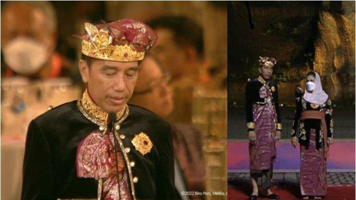 Pakai Baju Adat Bali, Jokowi Jamu Makan Malam Pemimpin Negara G20 di Taman Budaya GWK