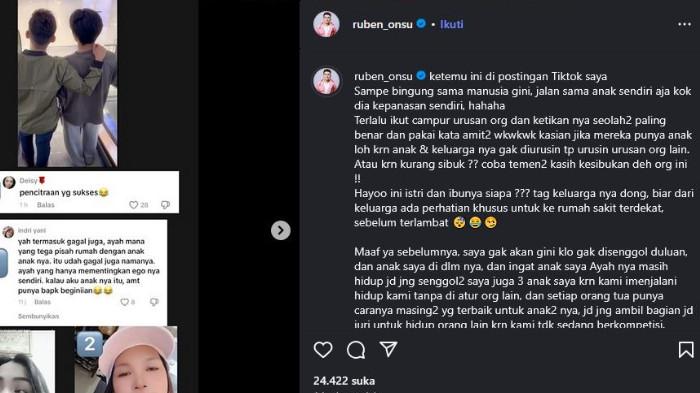 Murka Ruben Onsu Disebut Pencitraan dan Ayah yang Gagal: Jangan Senggol Ketiga Anak Saya