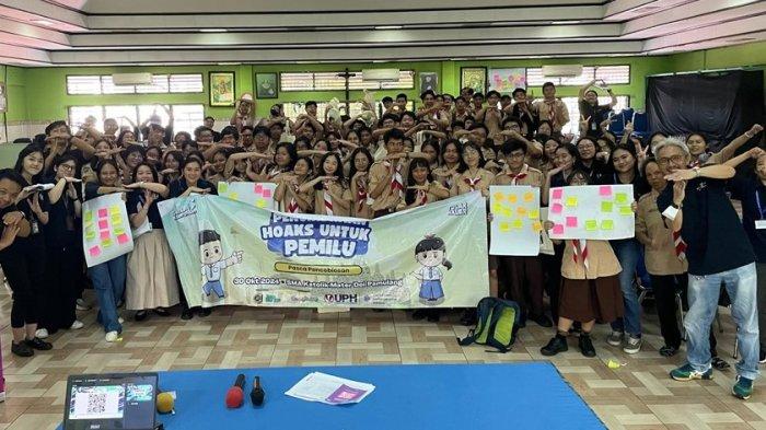 Ratusan Siswa Pemilih Pemula Pilkada Serentak di Tangsel Antusias Ikuti Pelatihan Literasi Digital
