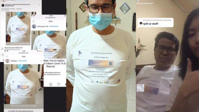 Ada-ada Saja, Pria Ini Sablon Sertifikat Vaksin Miliknya di Baju, Auto Viral