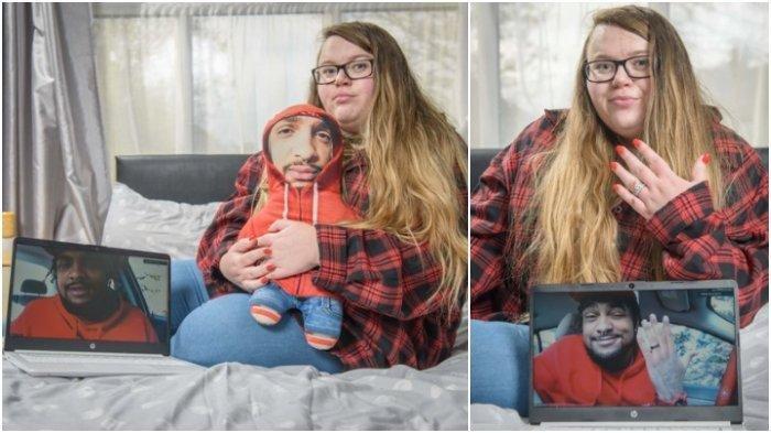 Kisah Suami Istri Pacaran hingga Putuskan Menikah Via Zoom, Kenalan di Facebook & Tak Pernah Bertemu