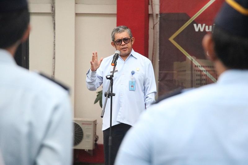 Pimpin Apel Pagi, Kadiv Keimigrasian Banten Minta Pegawai Lebih Pro Aktif Layani Masyarakat