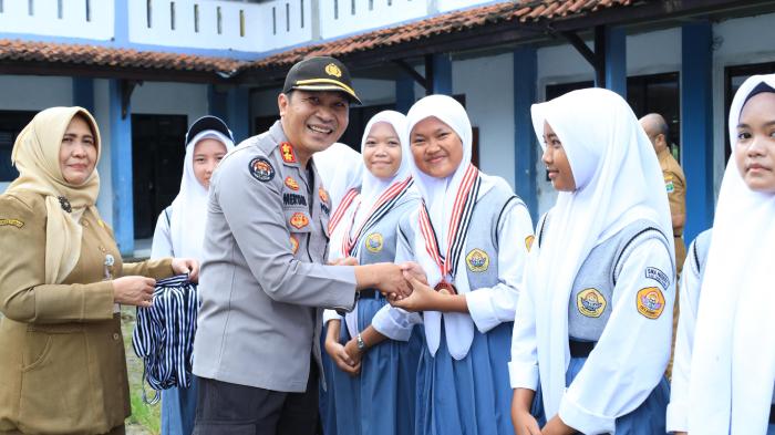 Hadir di SMA Negeri 7 Tangerang, Polda Banten Tanamkan Kedisiplinan dan Karakter Pelajar