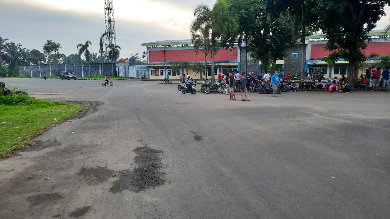 Polsek Pandeglang Bubarkan Balap Liar di Kawasan Stadion Badak, 60 Remaja Terjaring Razia