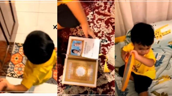 Pilunya Gala Sky Rindukan Sosok Vanessa & Bibi, Berkali-kali Panggil Papi hingga Elus Foto di Yasin