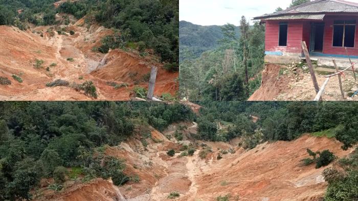 Desa Cidikit Bayah Lebak Jadi Langganan Bencana Longsor Hingga Sering Terjadi Pergerakan Tanah