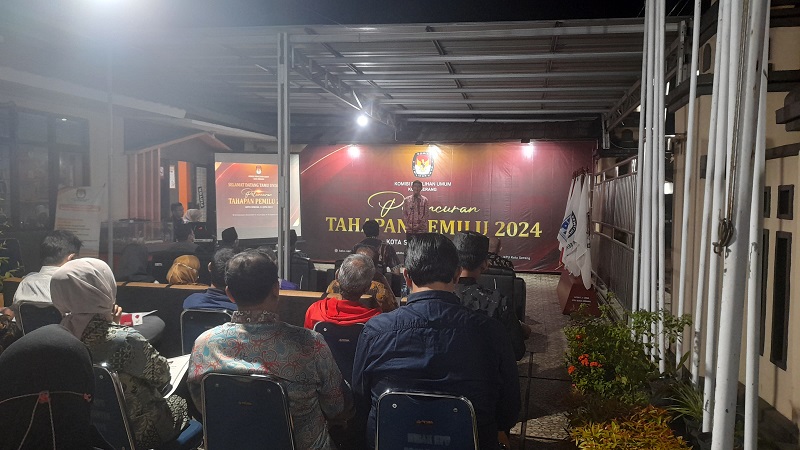 KPU Resmi Luncurkan Tahapan Pemilu 2024, KPU Kota Serang Gelar Acara Nonton Bareng