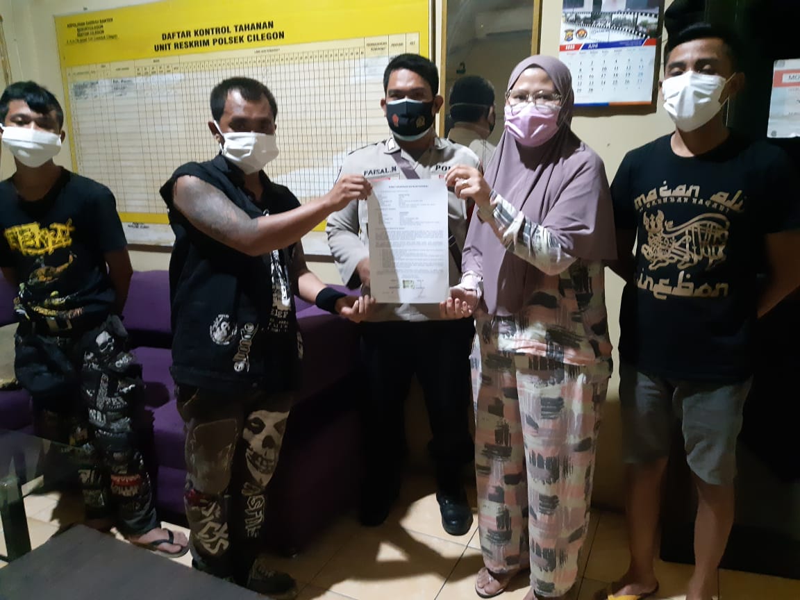 Pengamen di Pasar Kranggot Ini Berjanji Tak Mengulangi Perbuatannya, Disuruh Tanda Tangan Bermeterai
