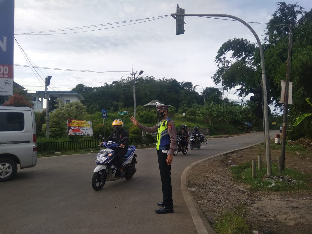 Awal Tahun Baru, Polsek Pandeglang Gelar Operasi Lalu Lintas Lebih Pagi