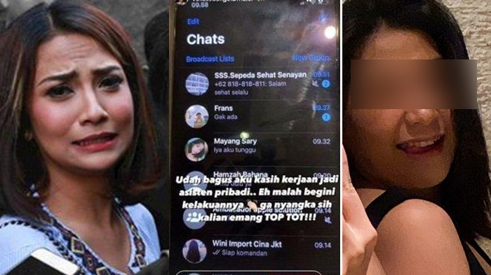 Video Vanessa Angel Jambak MS, Asisten Pribadi yang Chat Mesra dengan Bibi Ardiansyah
