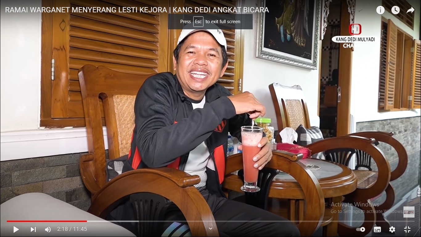 Rizky Billar & Lesti Ramai Dihujat, Dedi Mulyadi Ajak Warganet Berhenti Mengurusi Hidup Orang Lain