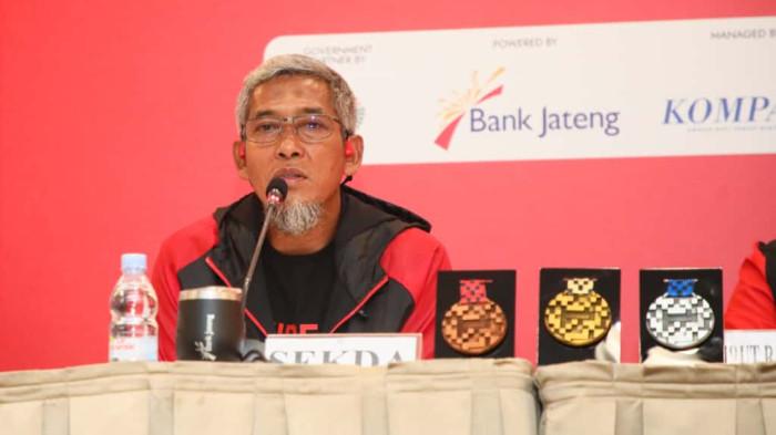 16112025 sekda jateng sumarno saat konferensi pers borobudur marathon 2025