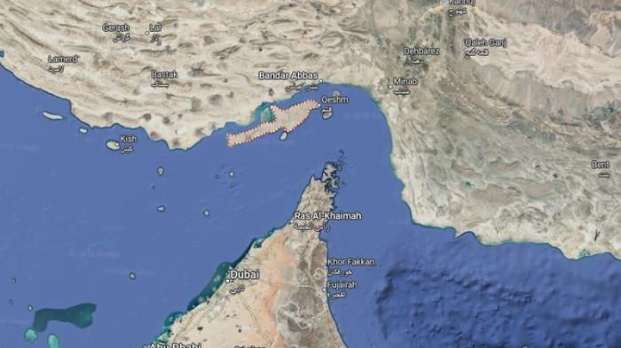 PETA Selat Hormuz.