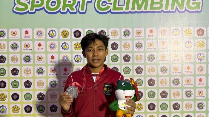 Zulkifli Mahasiswa UMP Atlet Panjat Tebing Harumkan Indonesia di Kancah ASEAN, Raih Perak di AUG