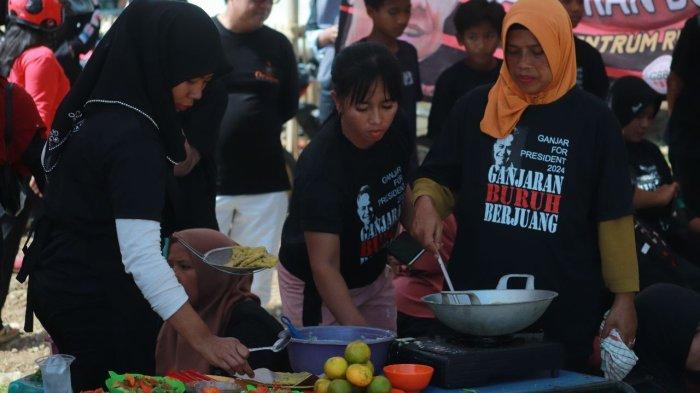 Ganjaran Buruh Berjuang Gelar Lomba Masak hingga Senam Ceria Bareng Pekerja di Tegal Raya
