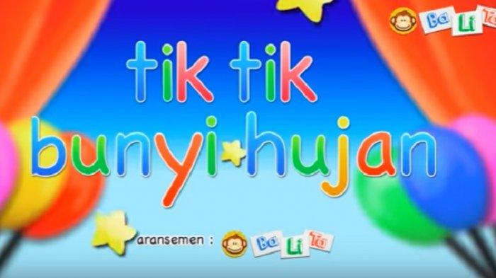 Chord Kunci Gitar Lagu Anak Tik Tik Tik Bunyi Hujan