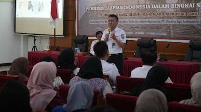 Direktur KAI Isi Kuliah Pakar di UNS, Bahas Sejarah dan Masa Depan Kereta Api Indonesia