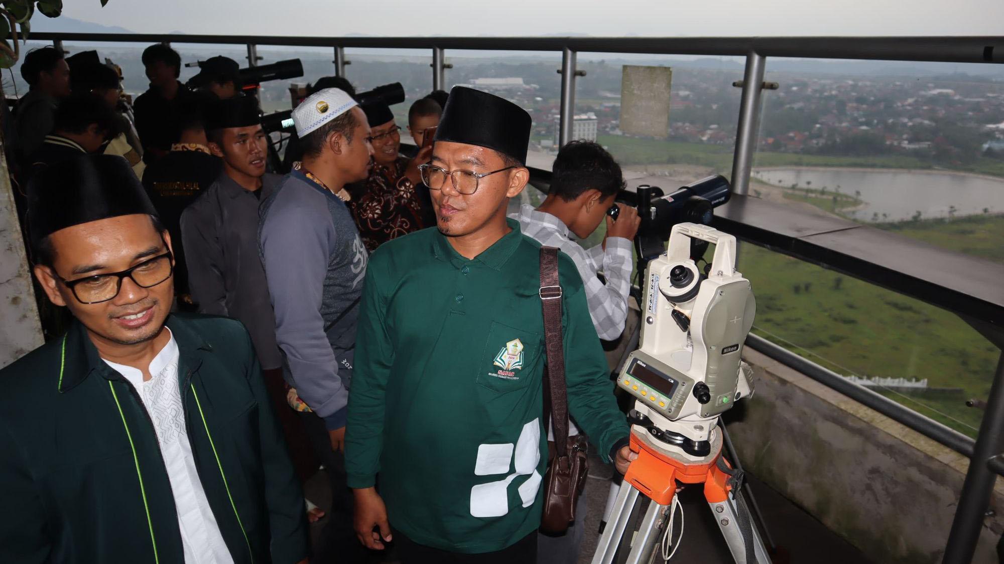 Hilal Tak Terlihat di Menara Teratai Purwokerto, Tertutup Awan Mendung