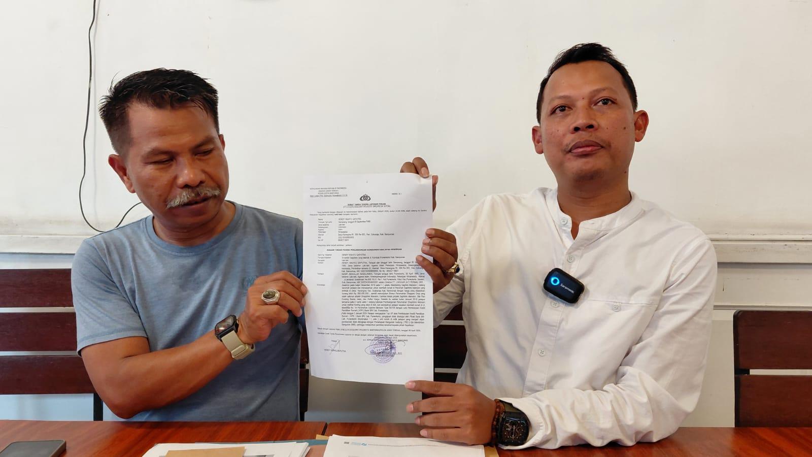 Kasus Perumahan Sapphire Mansion Banyumas Naik ke Penyidikan setelah 1 Tahun Dilaporkan ke Polisi