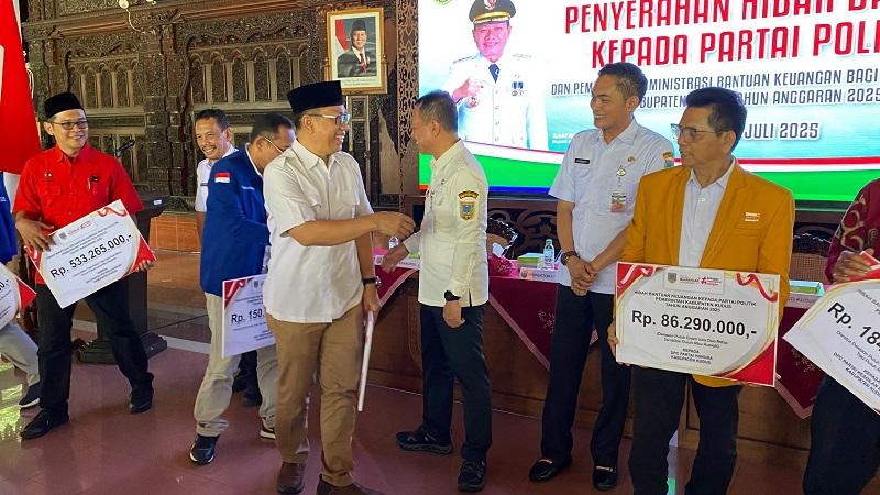 10 Parpol di Kudus Diguyur Bantuan Keuangan Rp2,5 Miliar, PDIP Dapat Jatah Paling Banyak
