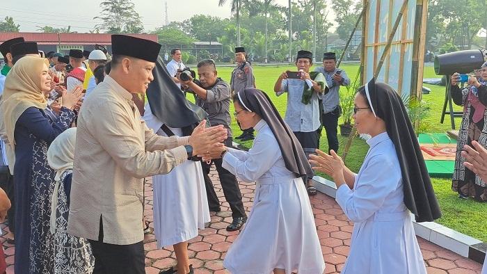 FKUB Banyumas Amankan Salat Id di Korem 071 Wijayakusuma, Danrem: Ini Wujud Toleransi dan Kerukunan