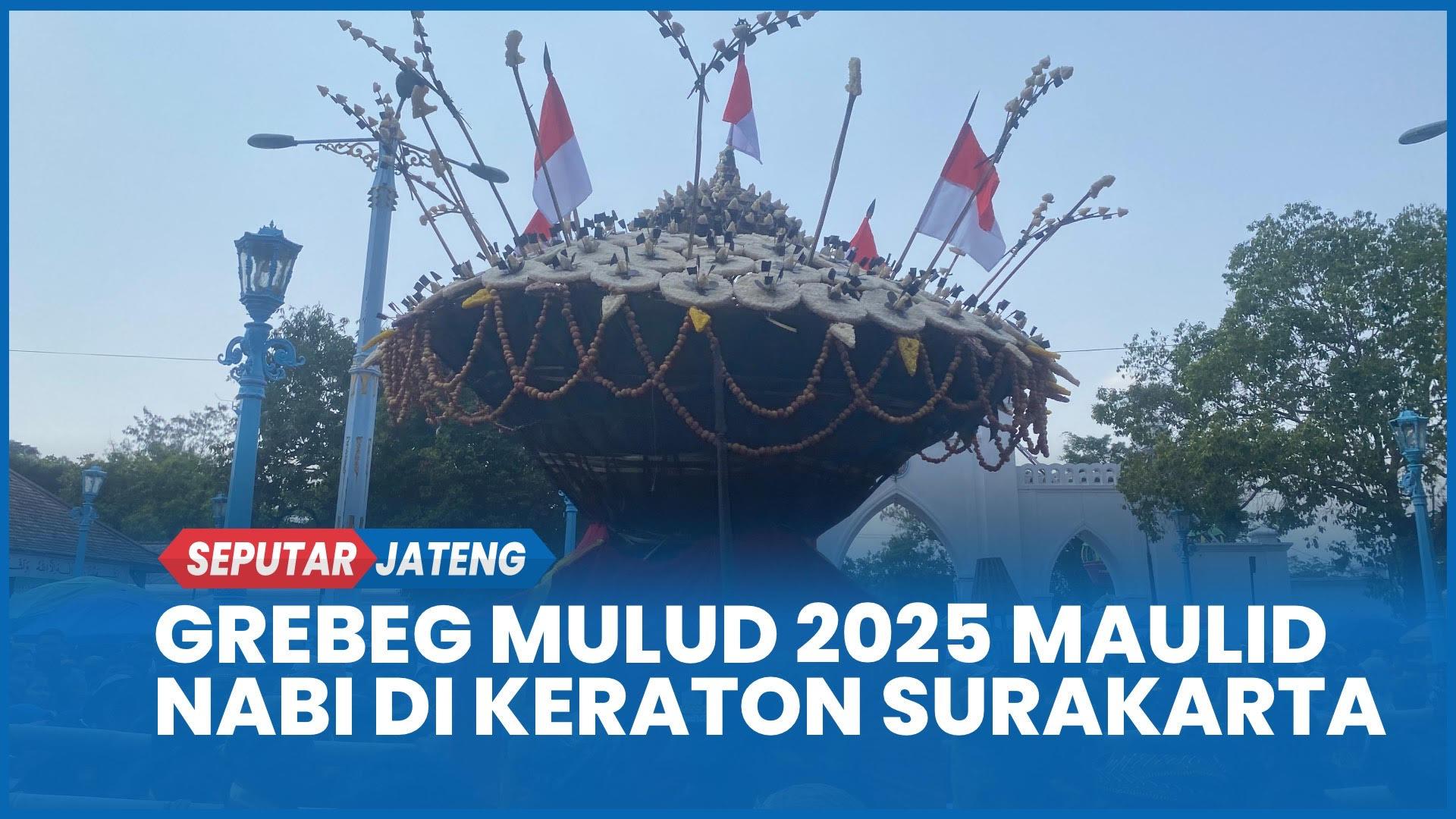 Grebeg Mulud 2025 di Solo, Tak Pakai Lama Gunungan Ludes dalam 50 Detik Diserbu Warga
