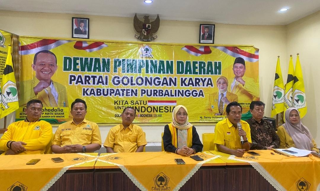 Musda Partai Golkar Purbalingga Dipastikan Aklamasi, Hj Tenny Juliawati Jadi Calon Tunggal