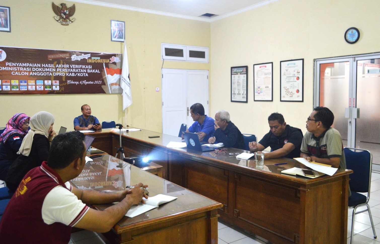 KPU Tetapkan 567 DCS DPRD Kabupaten Cilacap untuk Pemilu 2024