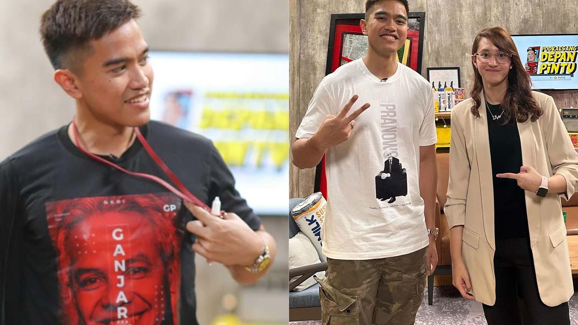 Ramai di Medsos Kaesang Pakai Kaus Bergambar GP, Warganet: Jelas, Meski Dihajar Tetap Ganjar!