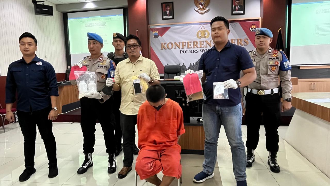 Peredaran Narkoba Masif di Daerah, Mahasiswa Simpan Ribuan Butir Pil Koplo di Kamar Kos Wonosobo
