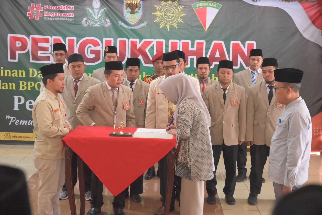 Pengurus PD Pemuda Muhammadiyah Purbalingga Dikukuhkan