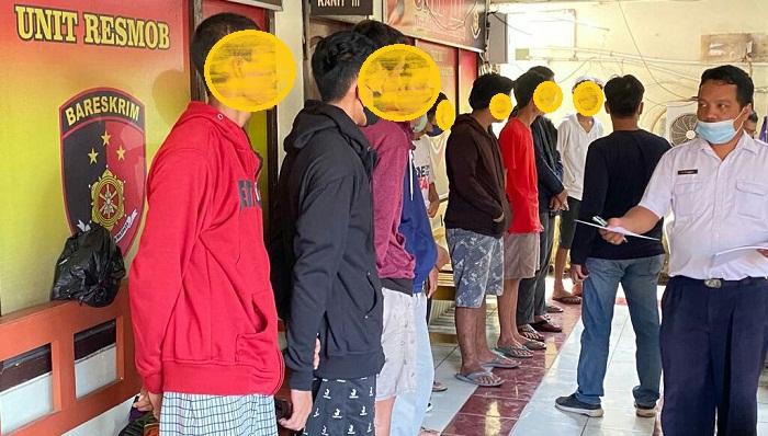 Polisi Amankan 19 Remaja dalam Perang Sarung Maut di Procot Tegal, Berstatus sebagai Saksi