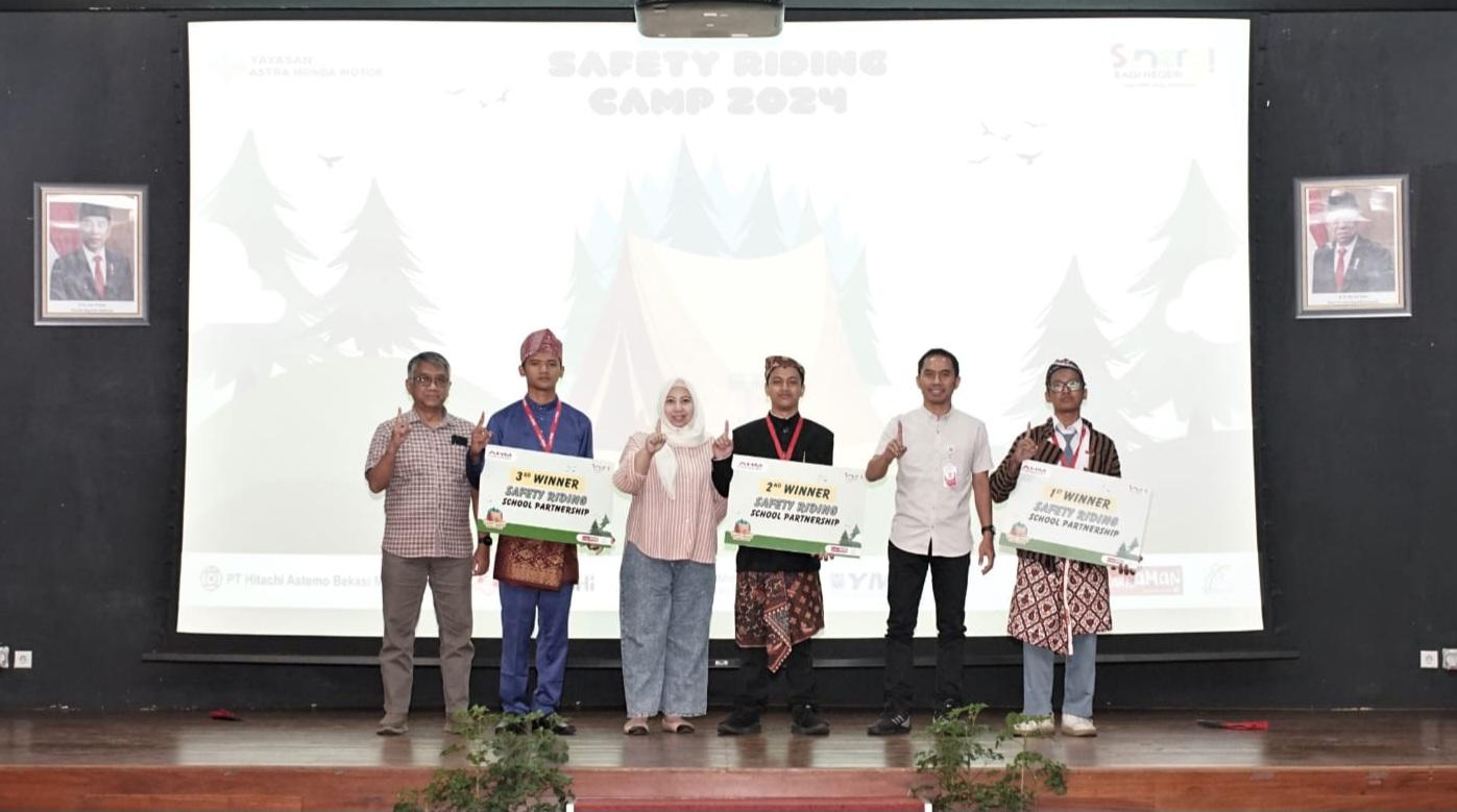 Astra Motor Yogyakarta Raih Juara Safety Riding Camp Kategori Siswa SMA/SMK