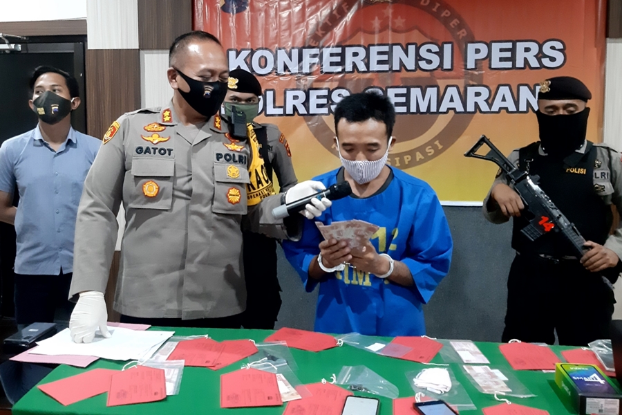 Modal Kertas HVS dan Printer, Sigit Cetak Uang Palsu, Ngakunya Belajar Melalui Youtube