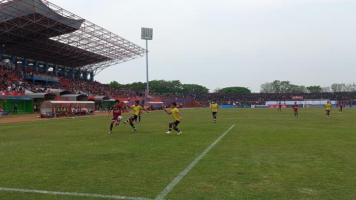 Bertanding dengan 10 Pemain, Persijap Jepara Tundukkan Tim Tamu Persekat Tegal dengan Skor 1-0